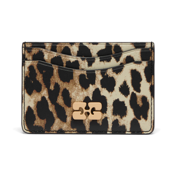 s.b. concept GANNI Ganni Bou Card Holder Print Leopard