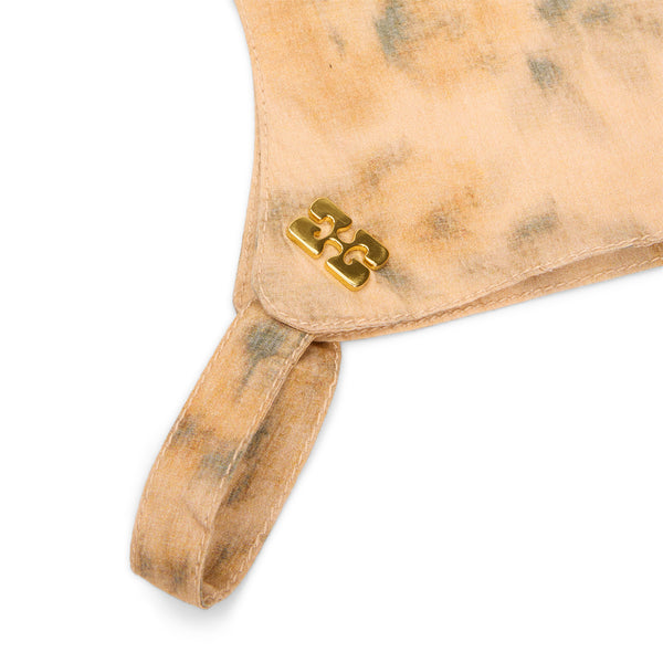 S.b. Concept GANNI Printed Cotton Bonnet Cloud Cream