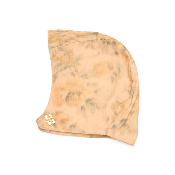 s.b. concept GANNI Printed Cotton Bonnet Cloud Cream