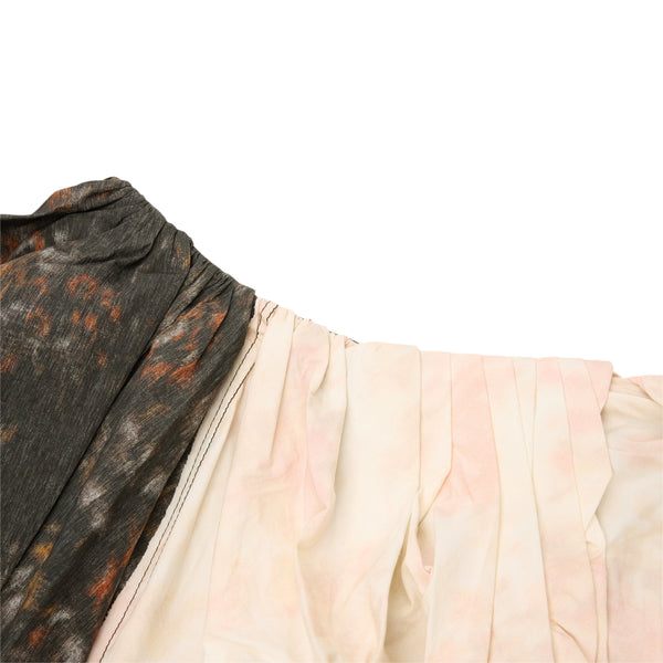 S.b. Concept GANNI Printed Draped Mini Skirt Phantom