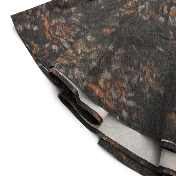 S.b. Concept GANNI Printed Draped Mini Skirt Phantom