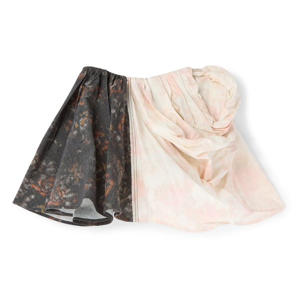 s.b. concept GANNI Printed Draped Mini Skirt Phantom