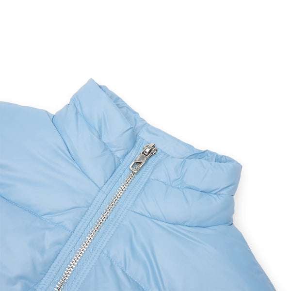 S.b. Concept GANNI Shiny Nylon Short Puffer Jacket Blissful Blue