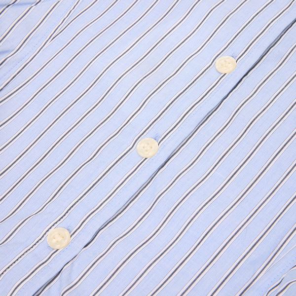 S.b. Concept GANNI Stripe Peplum Shirt Lavender Lustre