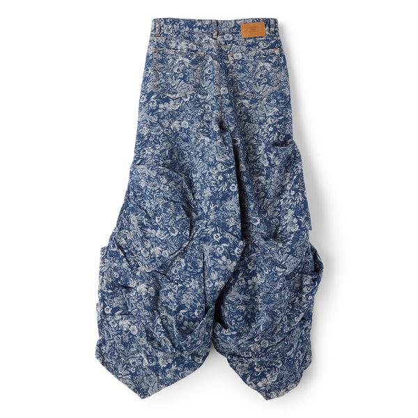 S.b. Concept GANNI Tapestry Draped Jeans Mid Blue Stone