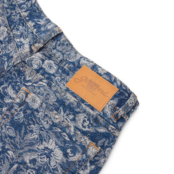 S.b. Concept GANNI Tapestry Draped Jeans Mid Blue Stone