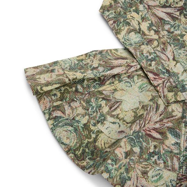 S.b. Concept GANNI Tapestry Floral Shirt Dress Jadeite