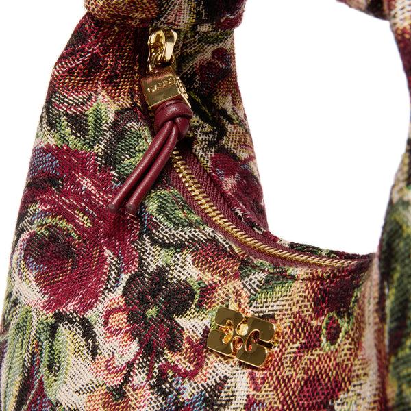 S.b. Concept GANNI Tapestry Hobo Mini Bag Tawny Port
