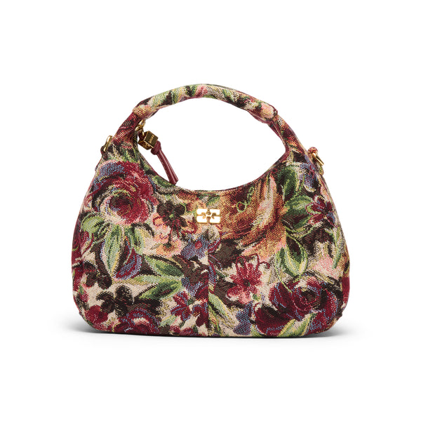 s.b. concept GANNI Tapestry Hobo Mini Bag Tawny Port