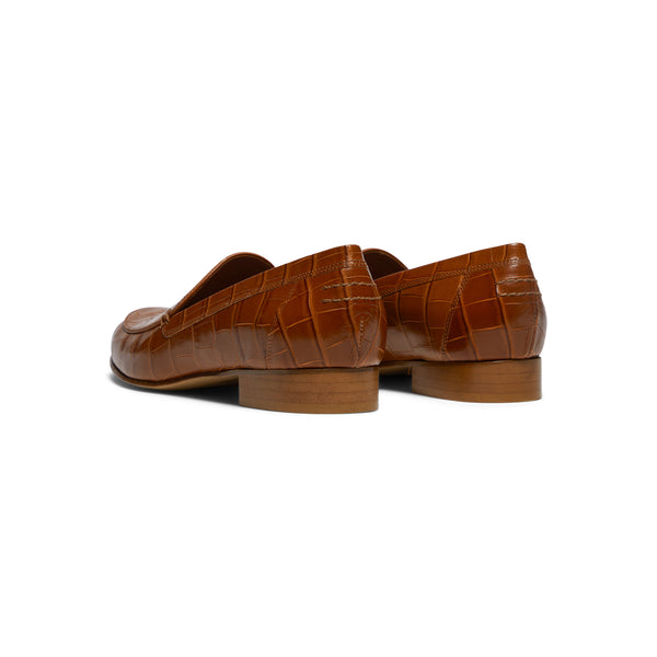 S.b. Concept GIABORGHINI Money Printed Leather Loafer Tan
