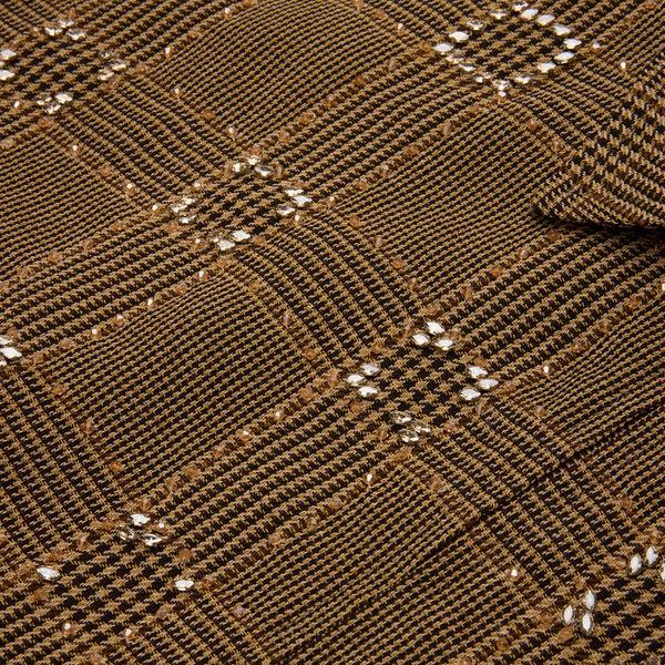 S.b. Concept Golden Goose Wool Bomber Jacket Brown · Beige