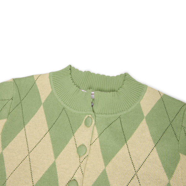 S.b. Concept House Of Sunny Argyle Lounge Cardigan Matcha