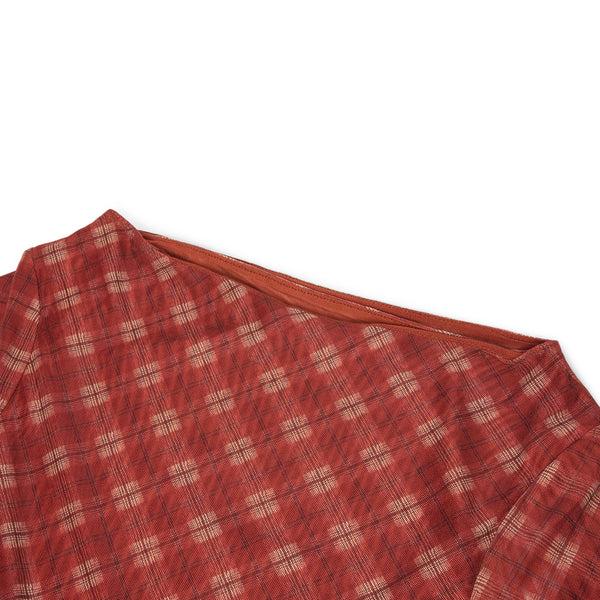 S.b. Concept House Of Sunny Retro Check Mesh Top Multi