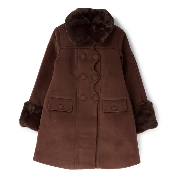 s.b. concept House of Sunny The Dolly Coat Rosewood Brown