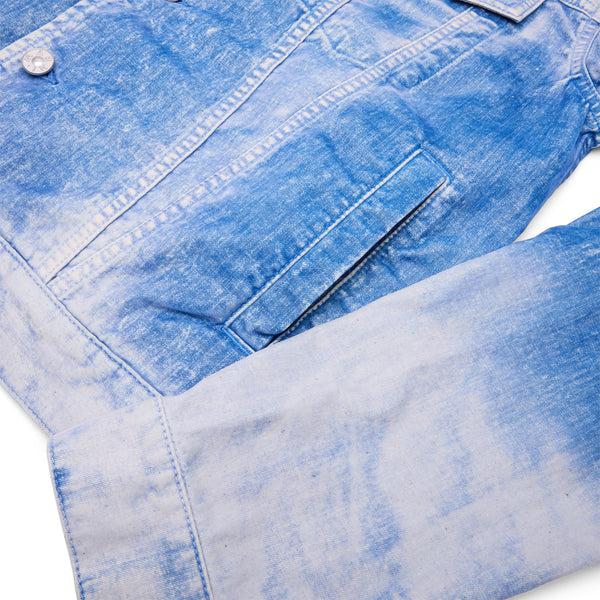 S.b. Concept MARNI Flocked Denim Trucker Jacket Iris Blue