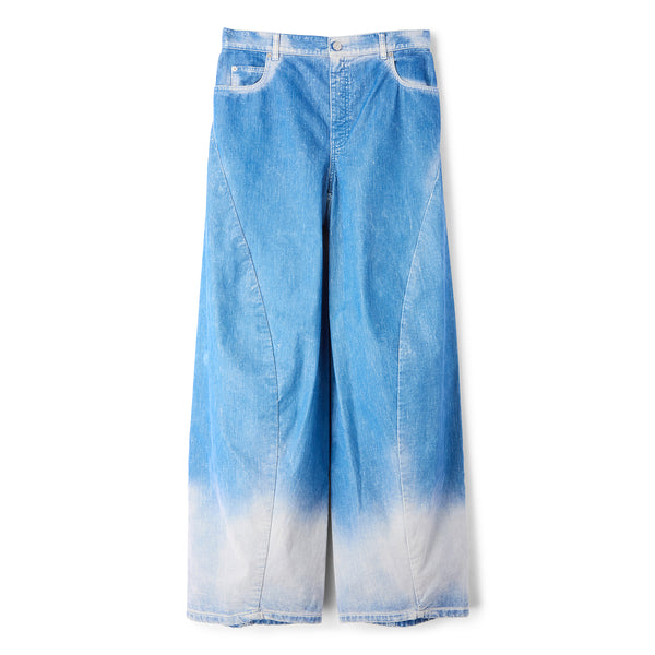 s.b. concept MARNI Flocked Denim Twist Jeans Iris Blue