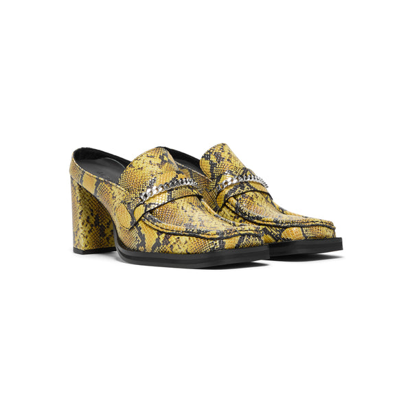 S.b. Concept Martine Rose Square Toe Heel Yellow · Black