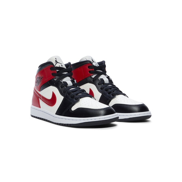 S.b. Concept Nike Womens Air Jordan 1 Mid Sail · Gym Red · Off Noir · White