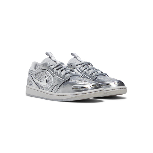 S.b. Concept Nike Womens Air Jordan 1 MM Low V3 Neutral Grey · Metallic Silver · White
