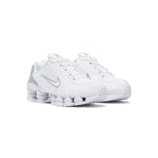S.b. Concept Nike Womens Shox TL White · Metallic Silver · Max Orange