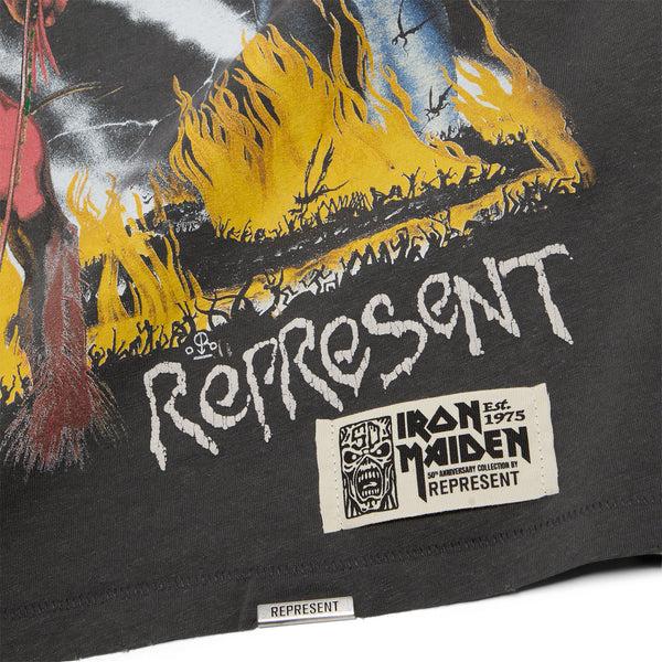 S.b. Concept REPRESENT X Iron Maiden Number Of Beast T-Shirt Sunfade Grey