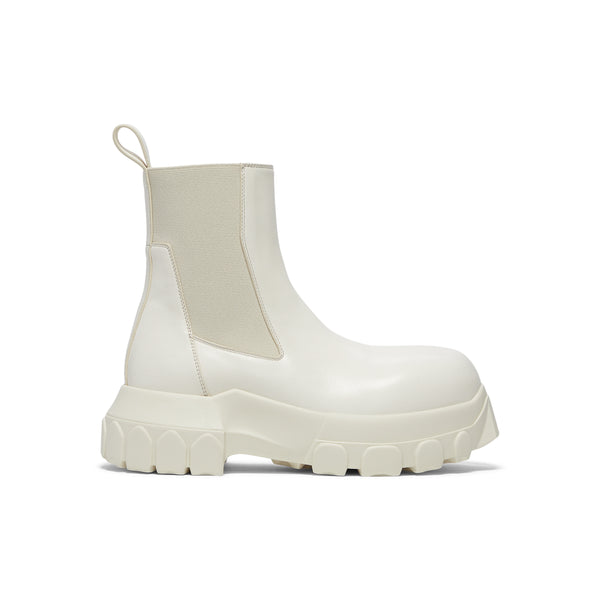 s.b. concept Rick Owens Beatle Bozo Tractor Boots Milk