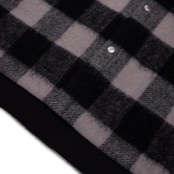 S.b. Concept Rick Owens Oversized Outershirt Black Plaid