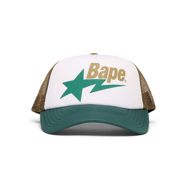 s.b. concept A Bathing Ape Bape Sta Mesh Cap Green