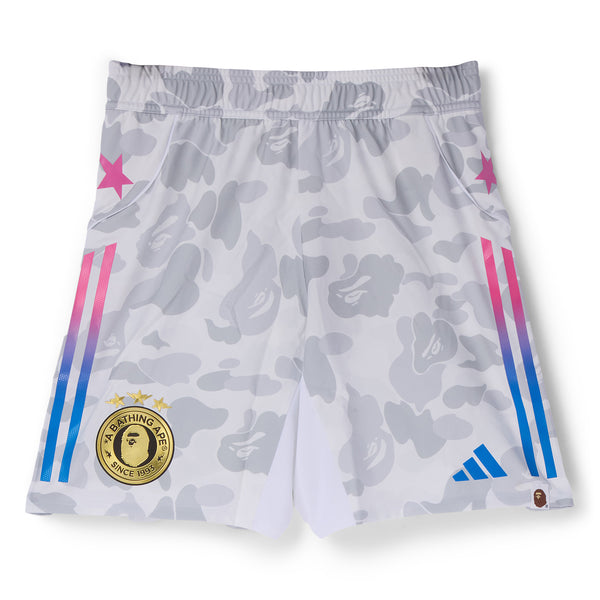 s.b. concept adidas BAPE Soccer Shorts White