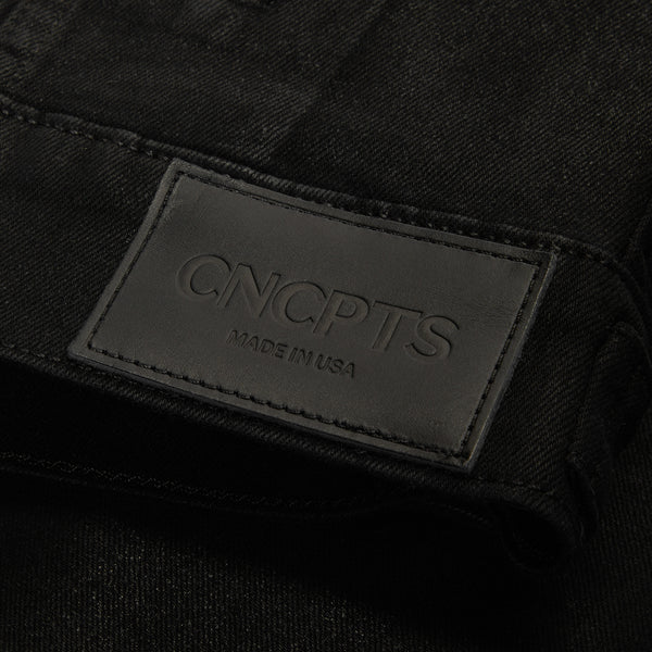 S.b. Concept CNCPTS Coated Denim Jacket Black Wash