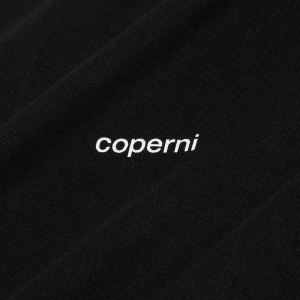 S.b. Concept COPERNI Ruffle Logo Boxy T-Shirt Black