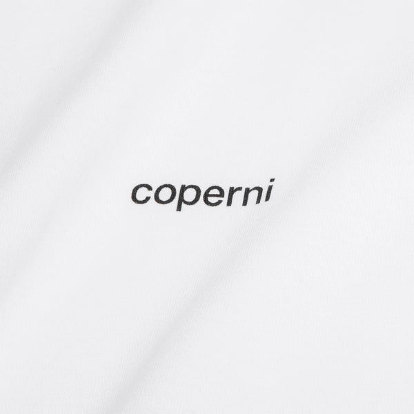 S.b. Concept COPERNI Ruffle Logo Boxy T-Shirt White
