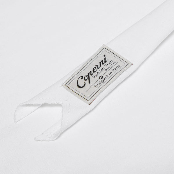 S.b. Concept COPERNI Ruffle Logo Boxy T-Shirt White