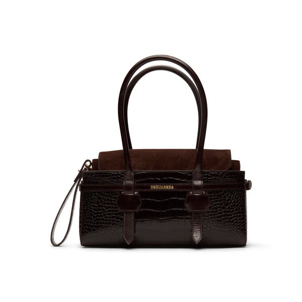 s.b. concept Dsquared2 Twin Shoulder Bag Dark Brown
