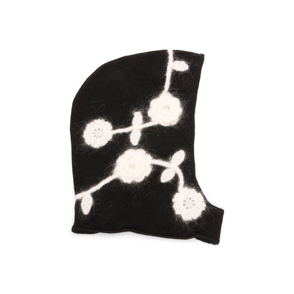 S.b. Concept GANNI Bonnet Crochet Flowers Black