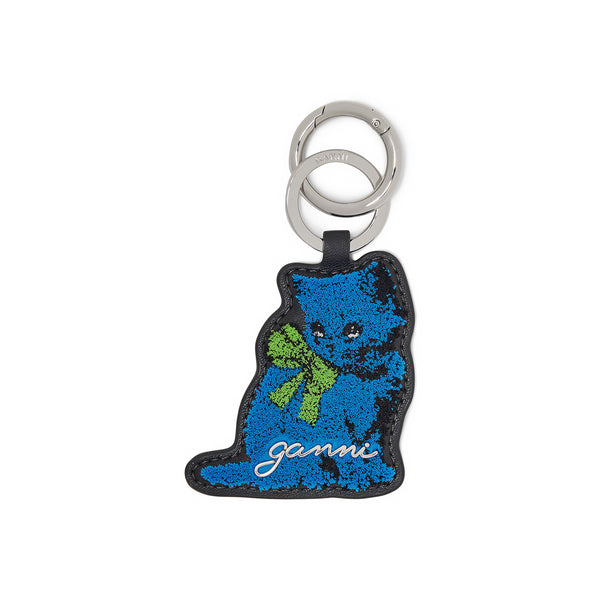 s.b. concept GANNI Cat Keyring Dress Blues