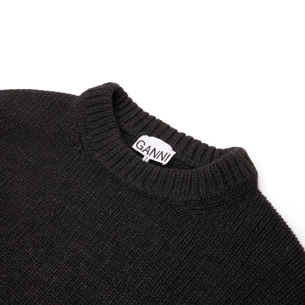 S.b. Concept GANNI Chunky Wool Mix Sweater Phantom