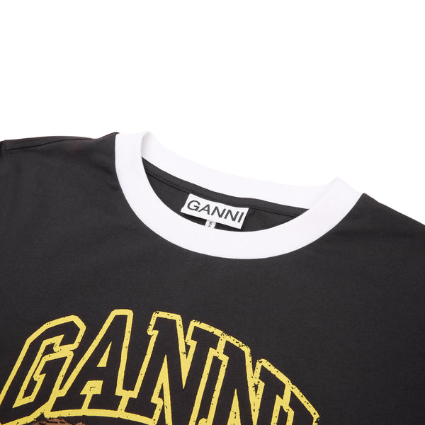 S.b. Concept GANNI Cropped Teddy T-shirt Phantom