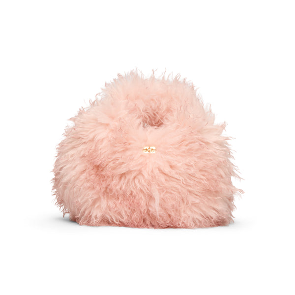 s.b. concept GANNI Fur Mini Hobo Bag Mary's Rose