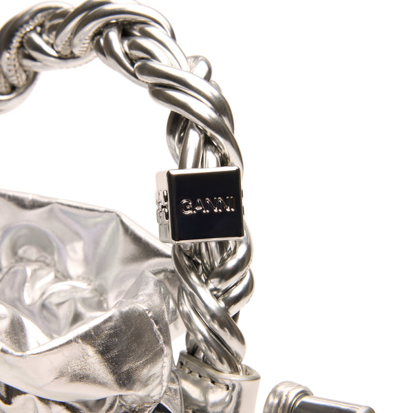S.b. Concept GANNI Mini Bou Bucket Bag Silver