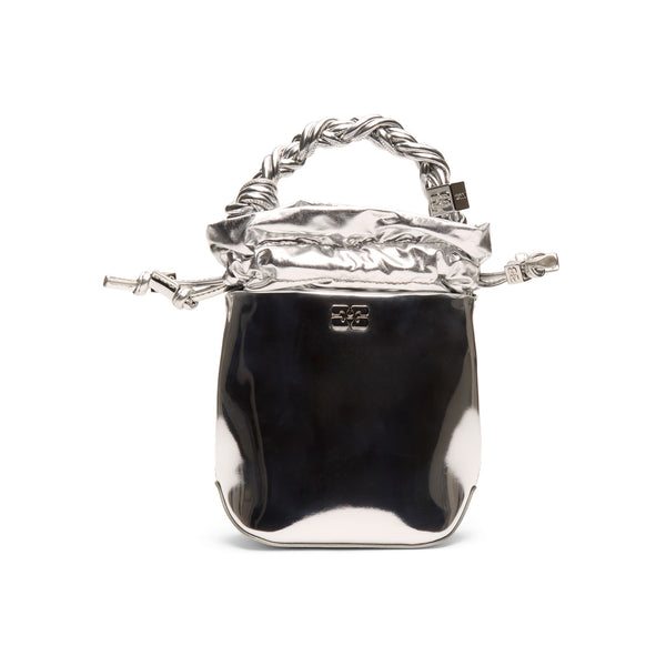 s.b. concept GANNI Mini Bou Bucket Bag Silver