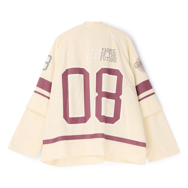 S.b. Concept GANNI Oversized Long Sleeve Top Egret