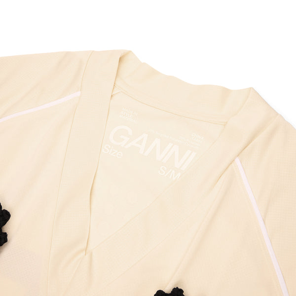 S.b. Concept GANNI Oversized Long Sleeve Top Egret