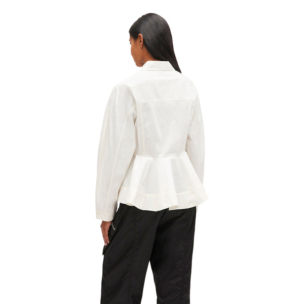 S.b. Concept GANNI Peplum Shirt Egret