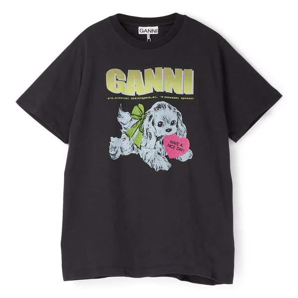 s.b. concept GANNI Puppy T-shirt Phantom