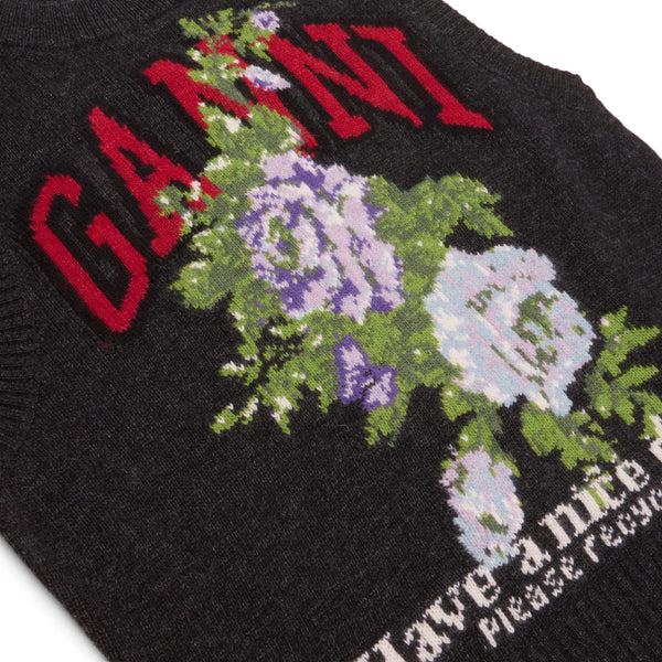 S.b. Concept GANNI Rose Wool Vest Phantom