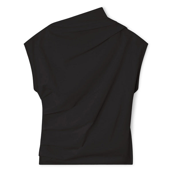 s.b. concept GANNI Ruched Top Black