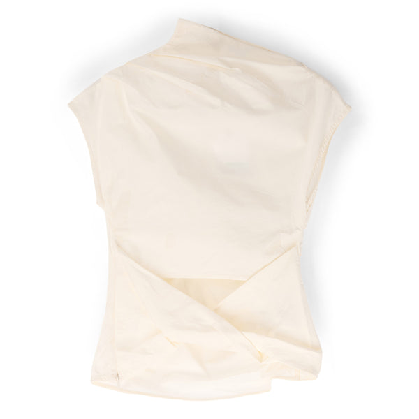 s.b. concept GANNI Ruched Top Egret