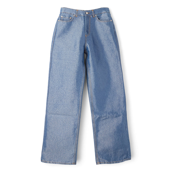 s.b. concept GANNI Shiny Denim Izey Mid Blue Stone