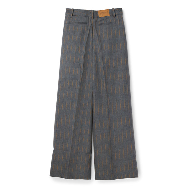 S.b. Concept GANNI Stripe Cross-Over Pants Pewter